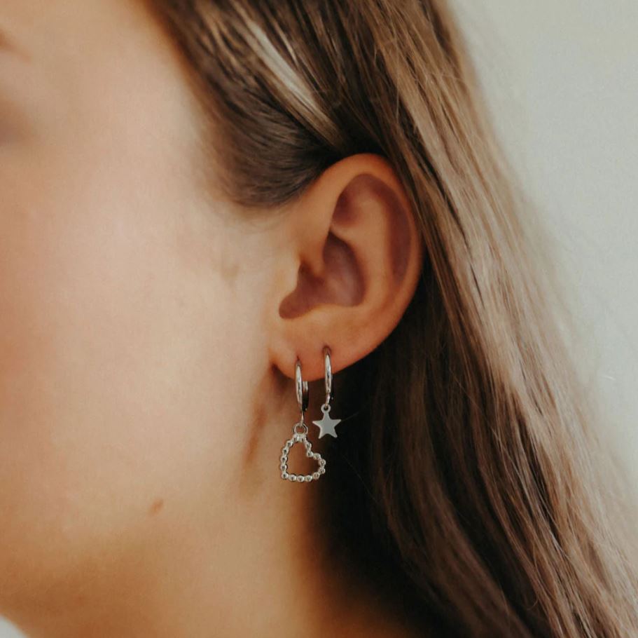 ✨ Mini Star Hoop Earrings