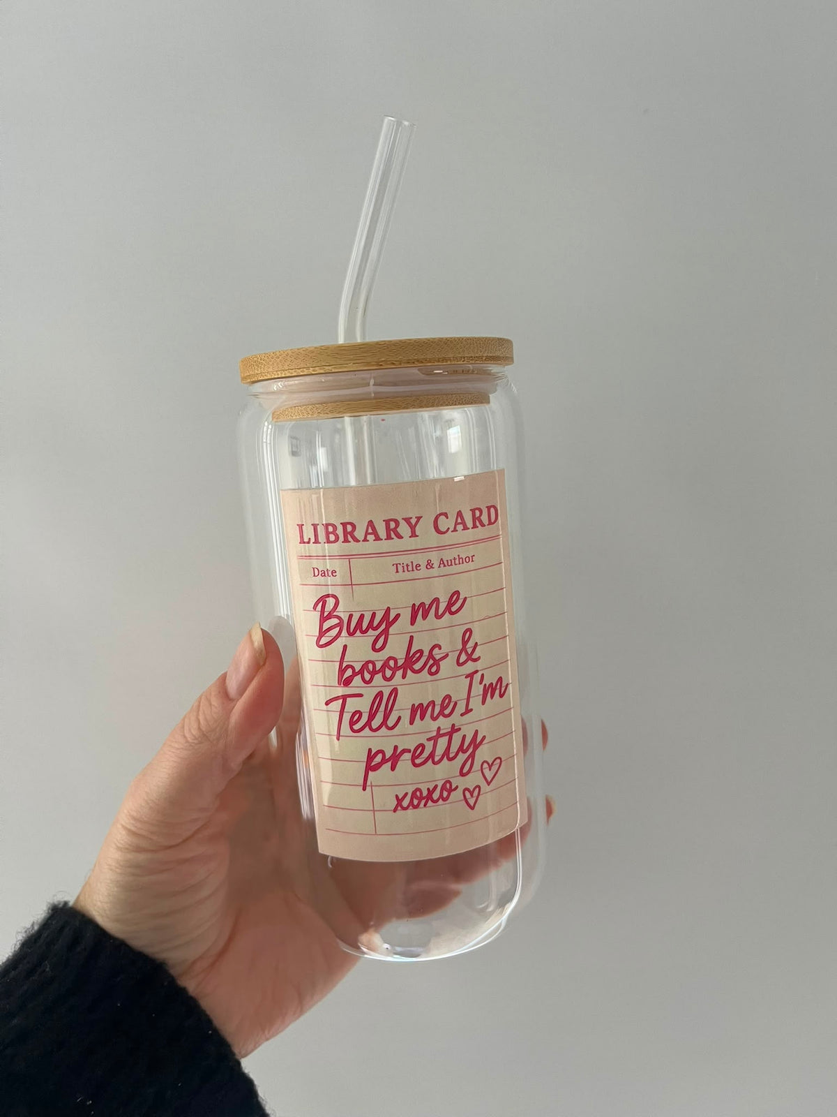 Glass Bookish Tumblers