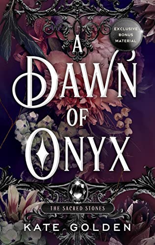 Fantasy novel cover 'A Dawn of Onyx' by Kate Golden.