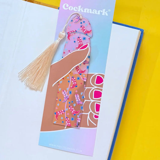 Cowgirl Boots Cockmark Bookmark