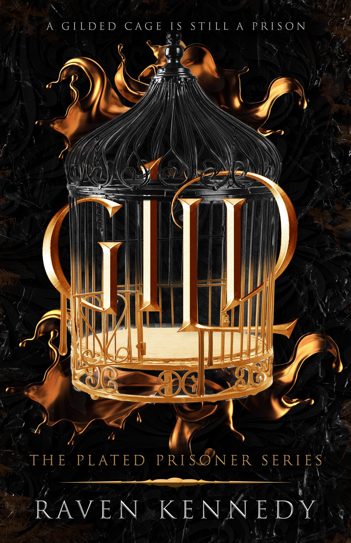 Fantasy novel cover 'Gild' by Raven Kennedy.