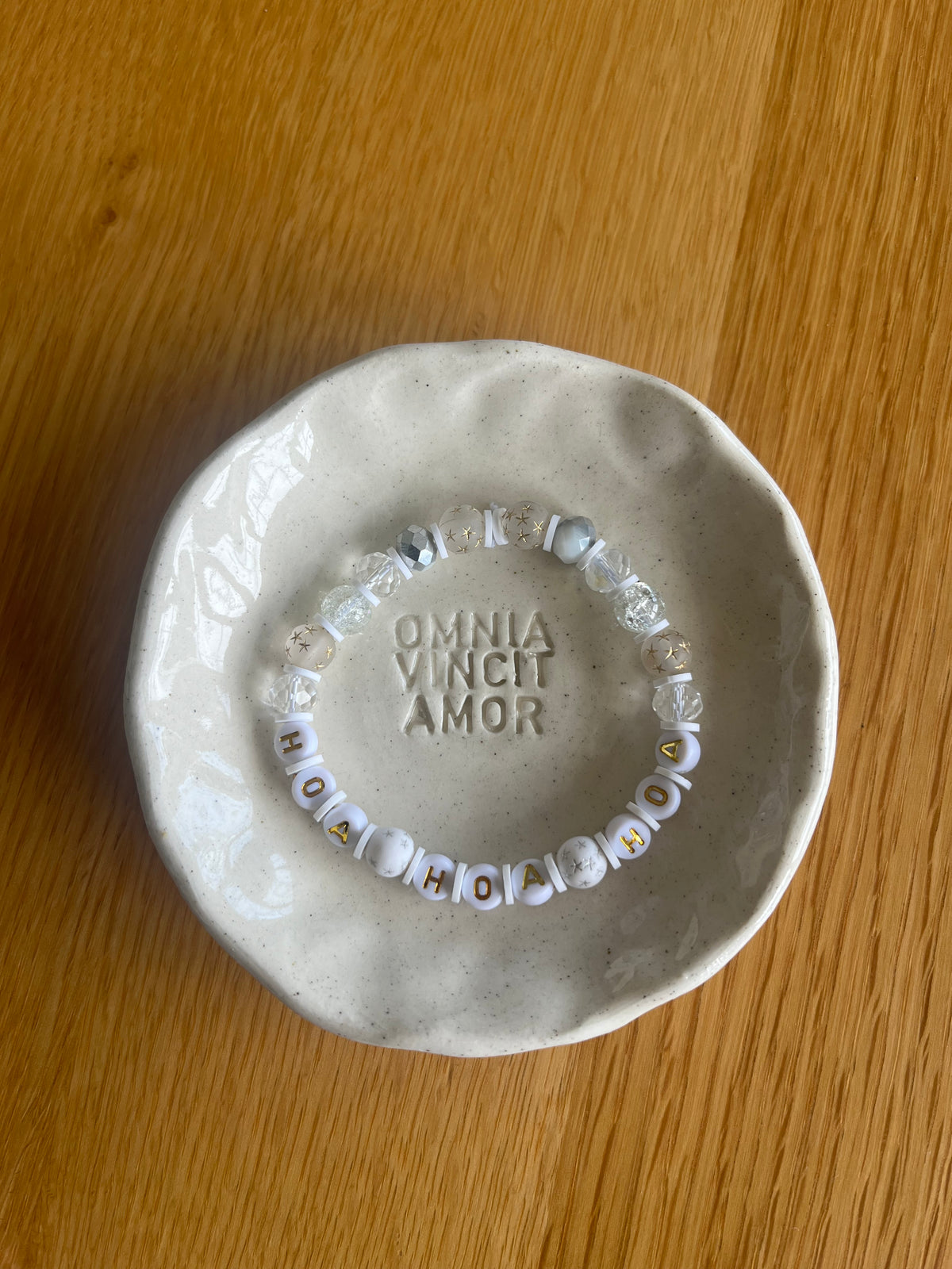 🤍 Omnia Vincit Amor Jewellery Dish