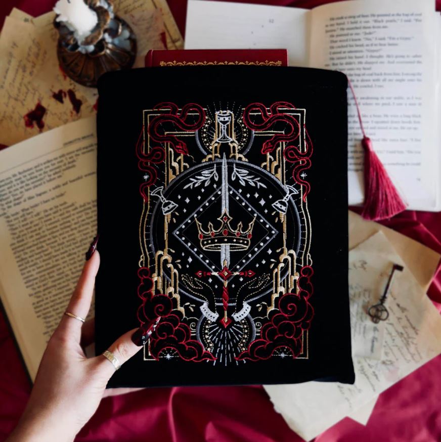 Serpents & Swords Book Sleeve - Black