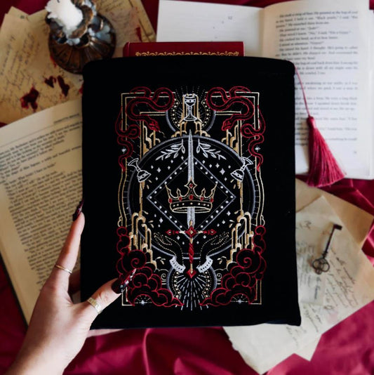 Serpents & Swords Book Sleeve - Black