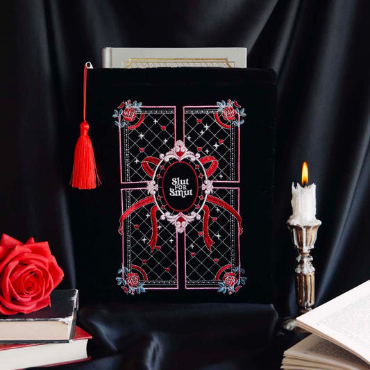Slut for Smut Book Sleeve - Black