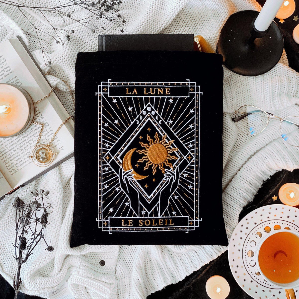 Sun and Moon Book Sleeve