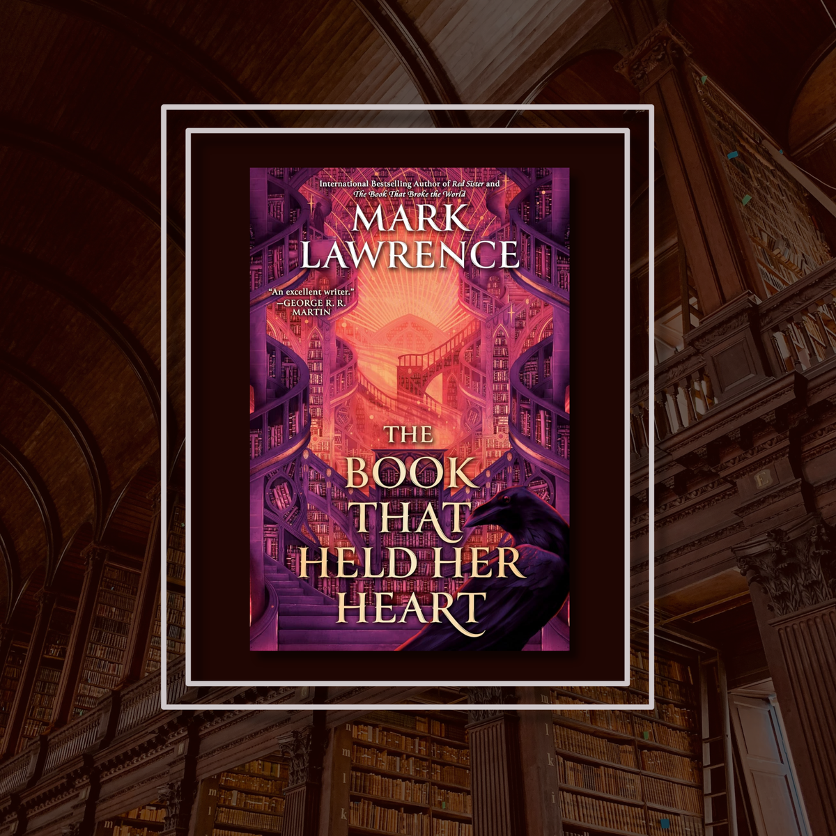 The Book That Held Her Heart By Mark Lawrence - The Library Trilogy Book 3