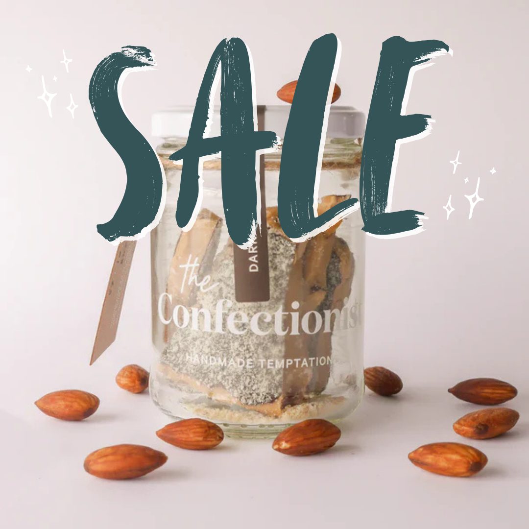 SALE Dark Chocolate & Almond Toffee | 85g Jar