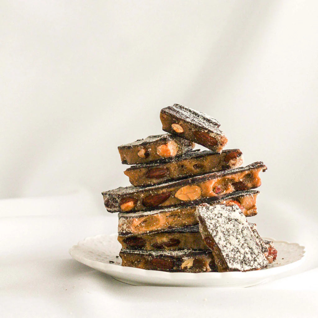 SALE Dark Chocolate & Almond Toffee | 85g Jar