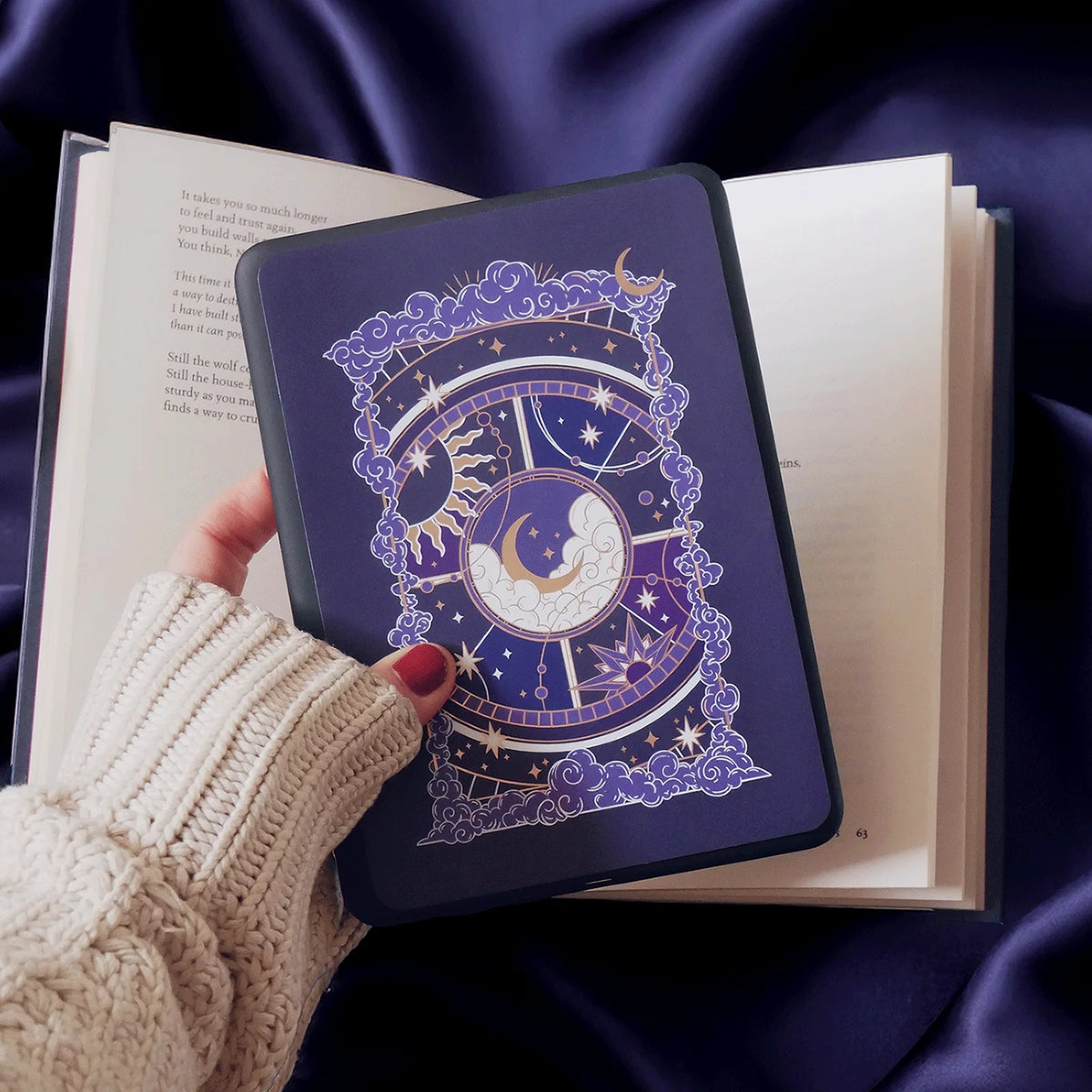 Otherworldly Purple Kindle Sticker Insert