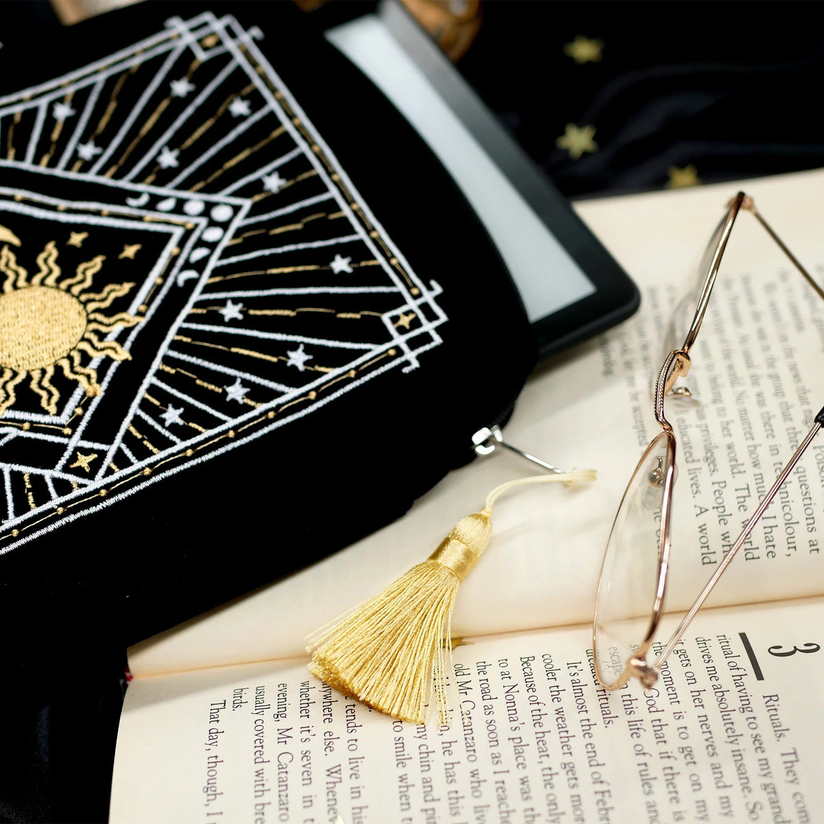 Sun and Moon E-Reader Sleeve