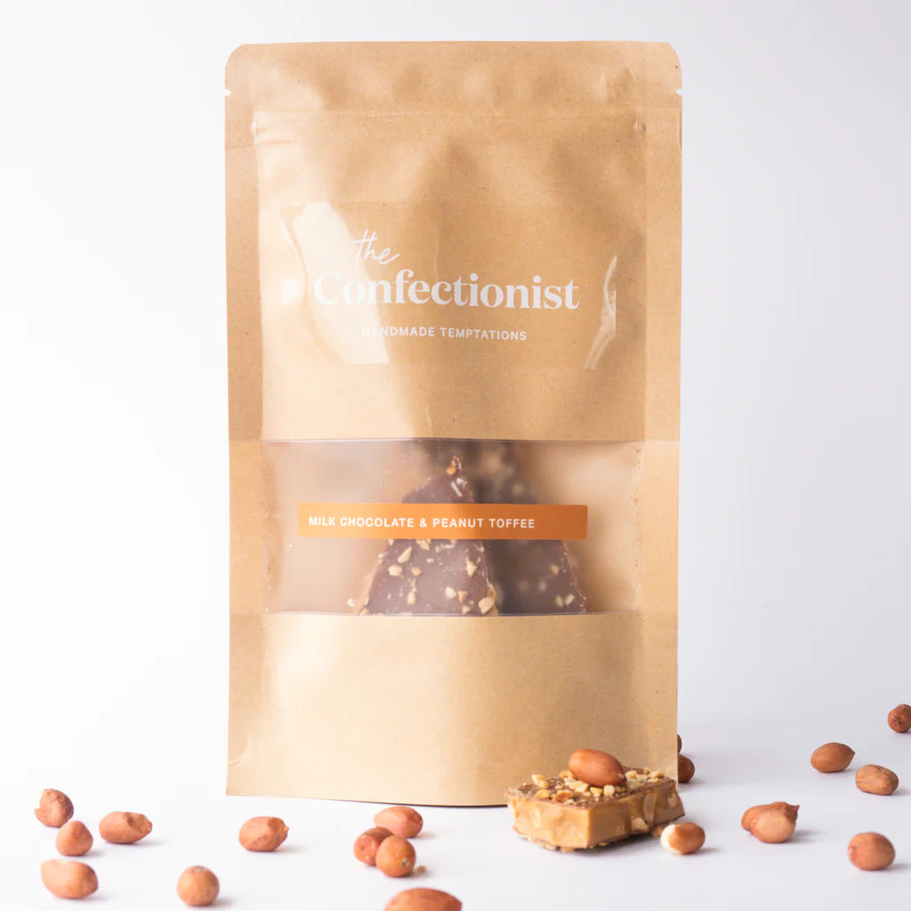 Milk Chocolate & Peanut Toffee | 100g Pouch