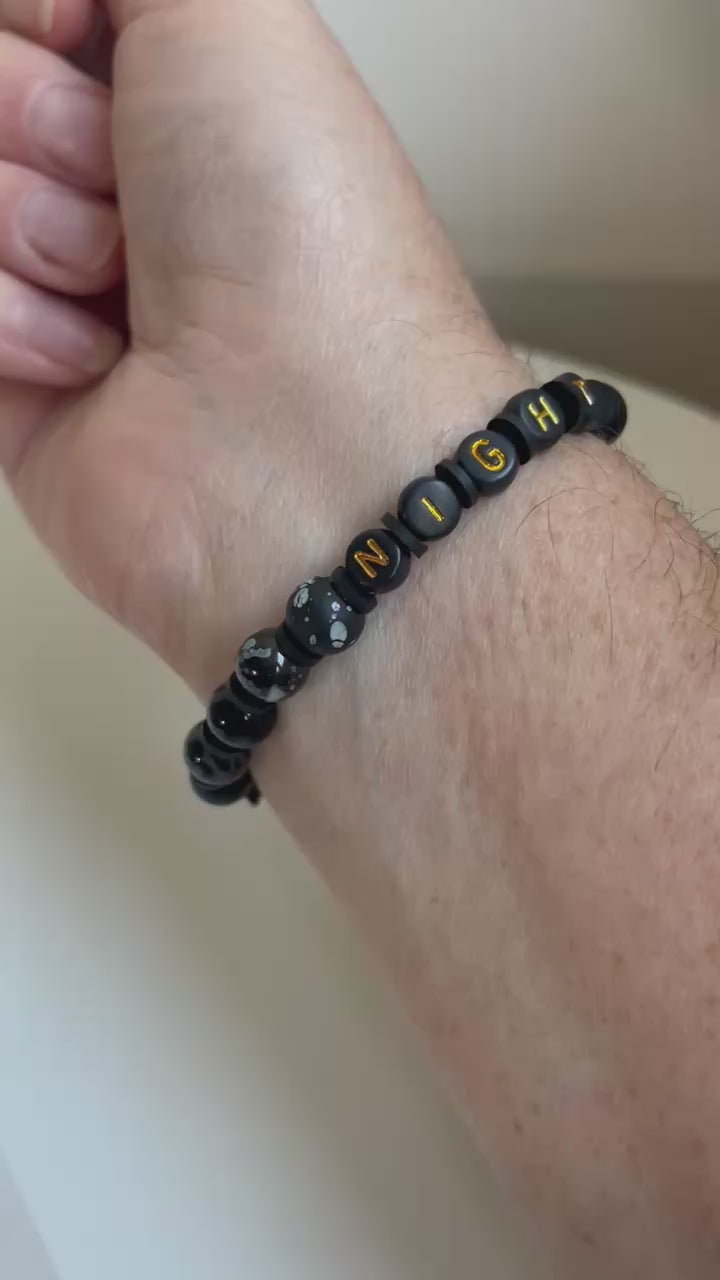 Video of Jess wearing the Night Court bracelet.
