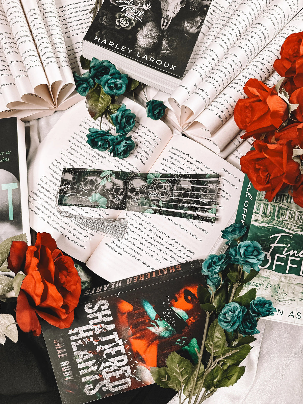 Skull - Spank Me Whip-End Bookmark